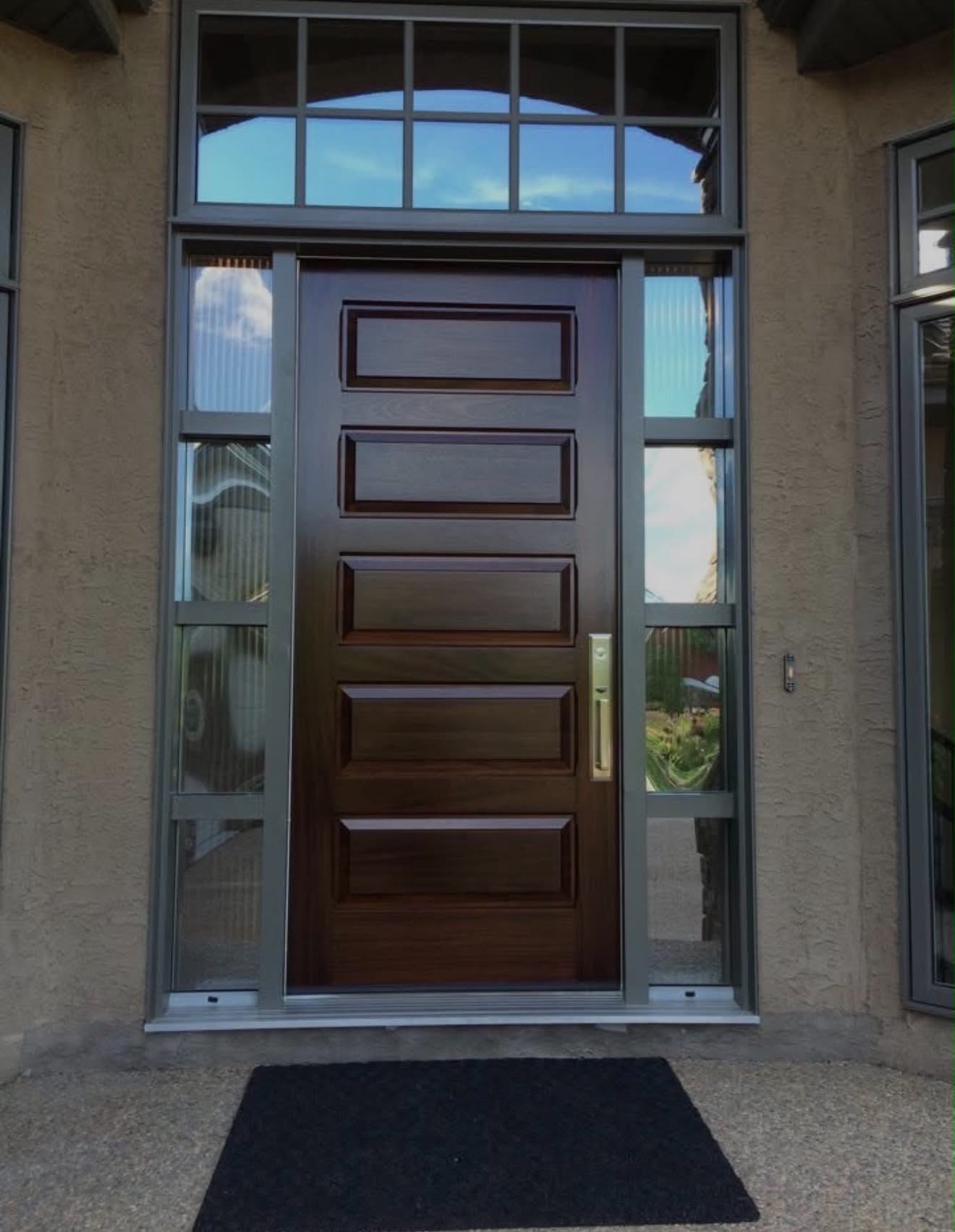 Custom wood door project