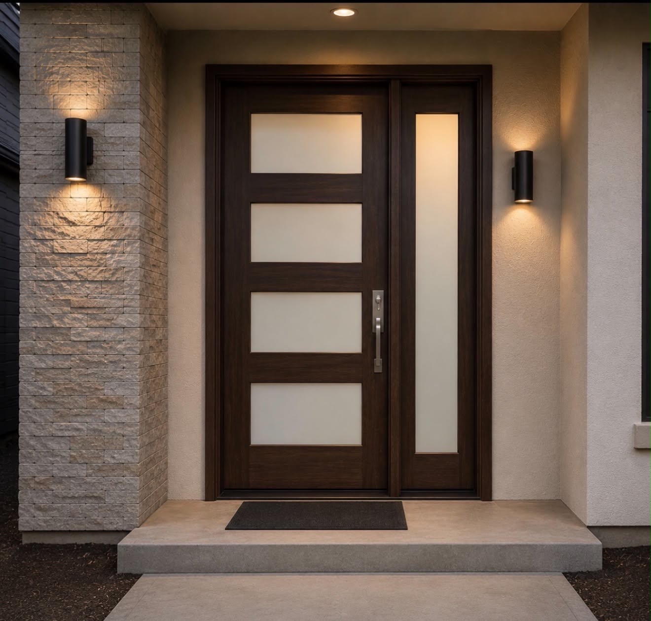 Custom wood door project
