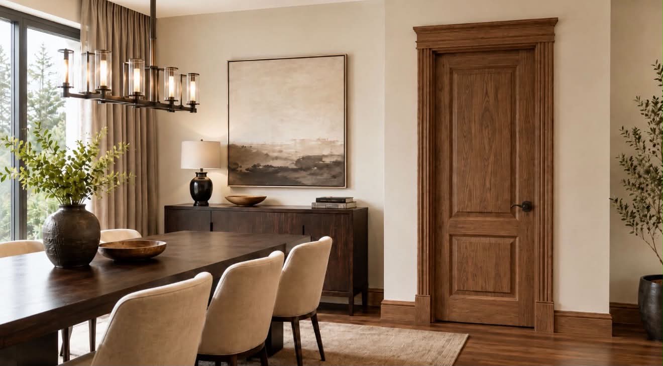 Custom wood doors